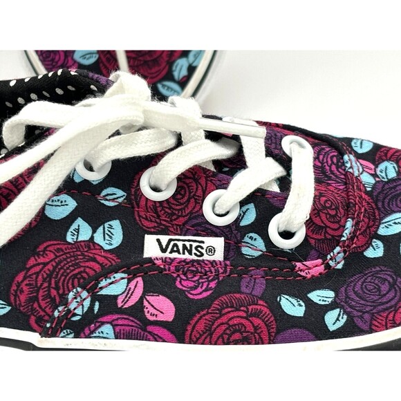 Vans Doheny Romantic Multi Color Floral Womens Lace Up Shoes Size 7.5 EUC - Picture 11 of 16